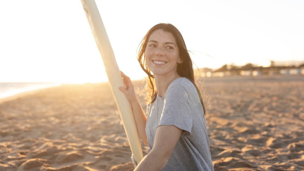 woman Enjoying sobriety