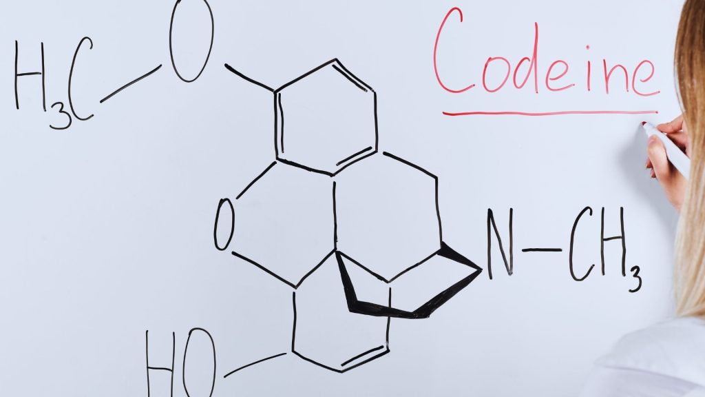 a woman explaining codeine and codeine withdrawal symptoms