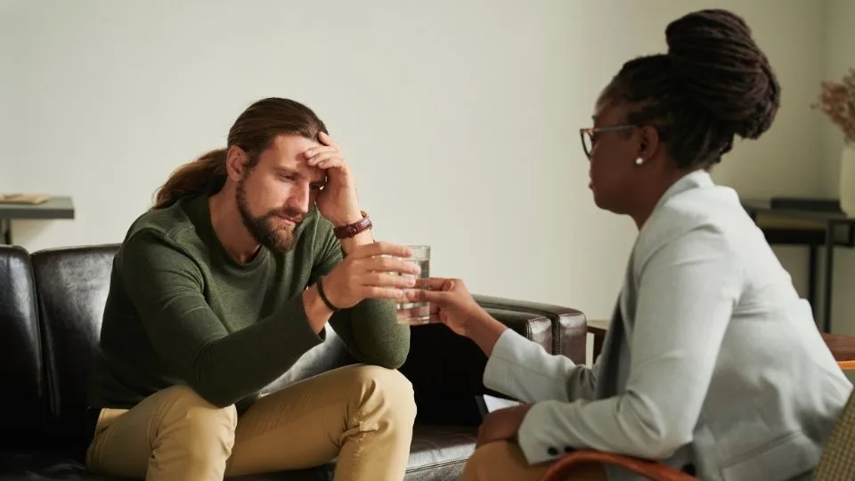 how to cut back on alcohol? a man enters addiction treatment to stop his alcohol habit