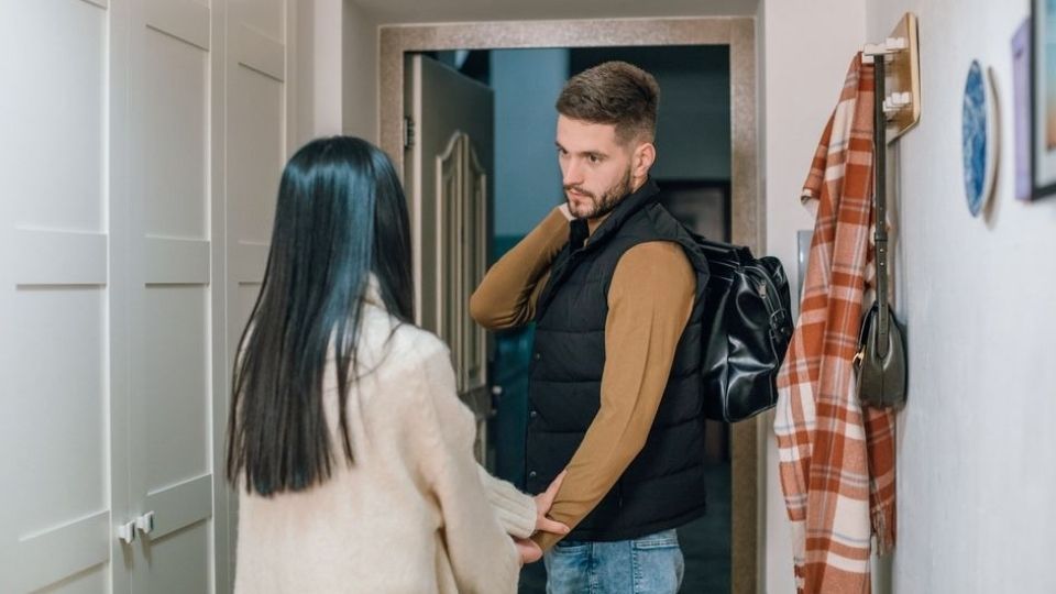 A family member leaving for an addiction treatment program after accepting help at an intervention